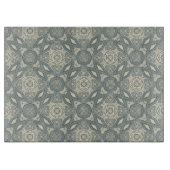 Bunter Retro Musterhintergrund 5 Schneidebrett (Vorderseite)