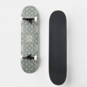 Bunter Retro Musterhintergrund 5 Skateboard (Vorderseite)