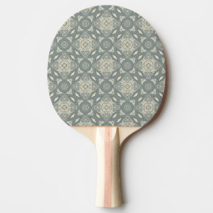 Bunter Retro Musterhintergrund 5 Tischtennis Schläger