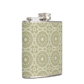 Bunter Retro Musterhintergrund 6 Flachmann (Rechts)