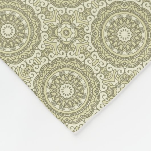 Bunter Retro Musterhintergrund 6 Fleecedecke (Ecke)