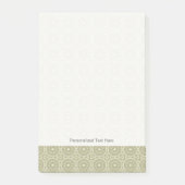 Bunter Retro Musterhintergrund 6 Post-it Klebezettel (Vorderseite)