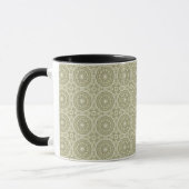 Bunter Retro Musterhintergrund 6 Tasse (Links)