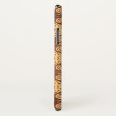 Bunter Retro Musterhintergrund Case-Mate iPhone Hülle (Hinten/Rechts)