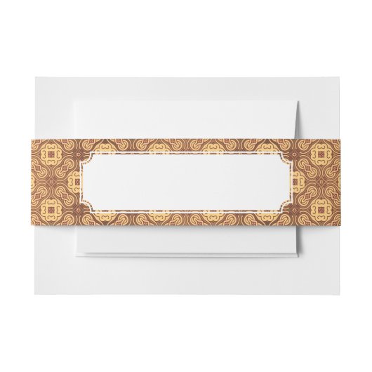 Bunter Retro Musterhintergrund Einladungsbanderole (Vorderseite Beispiel)