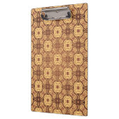 Bunter Retro Musterhintergrund Klemmbrett (Links)