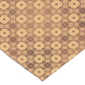 Bunter Retro Musterhintergrund Kurzer Tischläufer (Ecke)