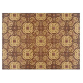 Bunter Retro Musterhintergrund Schneidebrett (Vorderseite)