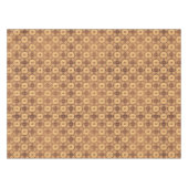 Bunter Retro Musterhintergrund Tischdecke (Vorderseite (Horizontal))