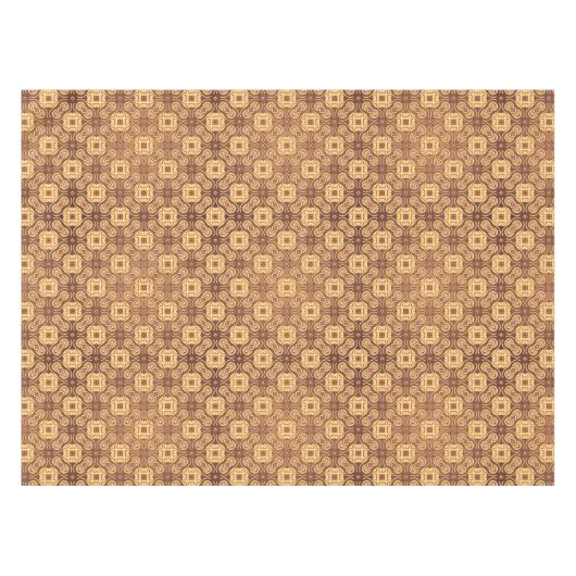 Bunter Retro Musterhintergrund Tischdecke (Vorderseite (Horizontal))