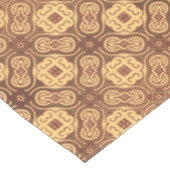 Bunter Retro Musterhintergrund Tischdecke (Schrägansicht)