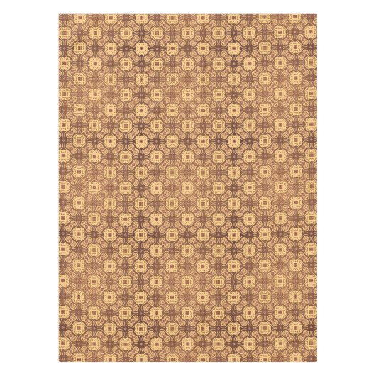 Bunter Retro Musterhintergrund Tischdecke (Vorderseite)