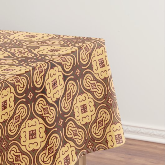 Bunter Retro Musterhintergrund Tischdecke (Beispiel)