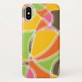 Bunter Retro Sommer-Groovy Mod-Muster-Fall Case-Mate iPhone Hülle (Rückseite)
