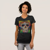 Bunter Schädel T-Shirt (Vorne ganz)