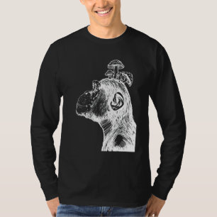 Bunter Schimpanse Liebe Frauen Niedlich Lachender  T-Shirt