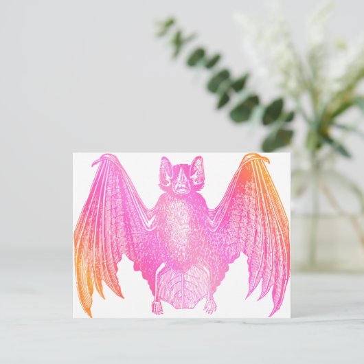 Bunter Schläger Postkarte (Stehend Vorderseite)