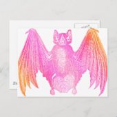 Bunter Schläger Postkarte (Vorne/Hinten)