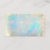 bunter Schmetterling danke Ihnen Visitenkarte (Rückseite)