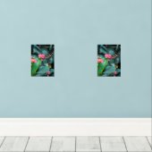 bunter Schmetterling im Garten Bilderwand Sets (Holzboden)