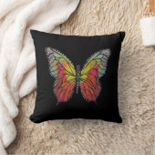 Bunter Schmetterling Kissen (Decke)