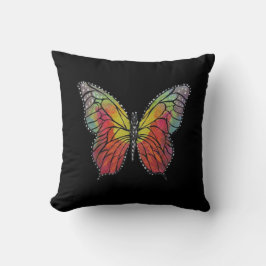 Bunter Schmetterling Kissen