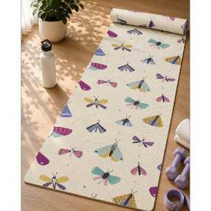 Bunter Schmetterling-Muster-Yogamatte Yogamatte