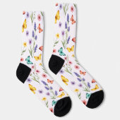 Bunter Schmetterling Socken (Rechts)