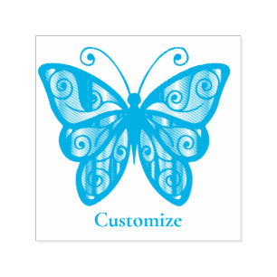 Bunter Schmetterling Thunder_Cove Permastempel