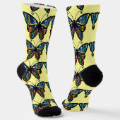 Bunter Schmetterling Thunder_Cove Socken (Gewinkelt)