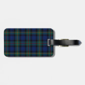 Bunter Smithtartan-karierter Gepäck-Umbau Gepäckanhänger (Rückseite horizontal)