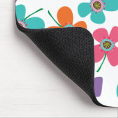 Bunter Sommer-Gänseblümchen-Pop-wunderliches Mousepad (Ecke)