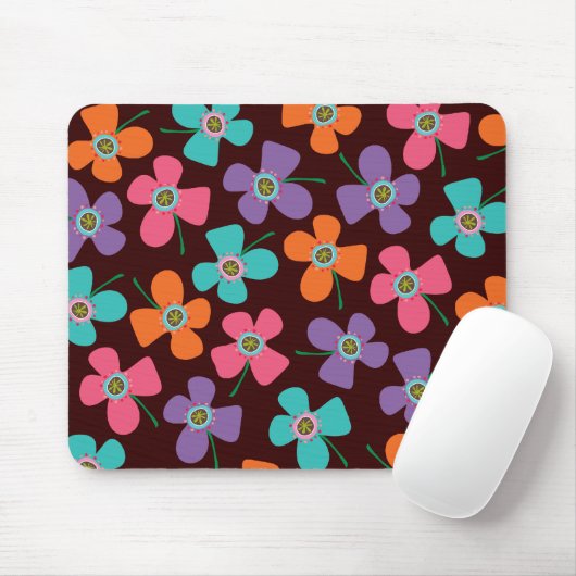 Bunter Sommer-Gänseblümchen-Pop-wunderliches Mousepad (Mit Mouse)