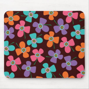 Bunter Sommer-Gänseblümchen-Pop-wunderliches Mousepad