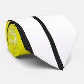 Bunter Sommer-gelbe u. tropische Neonpalmen Krawatte (Gerollt)