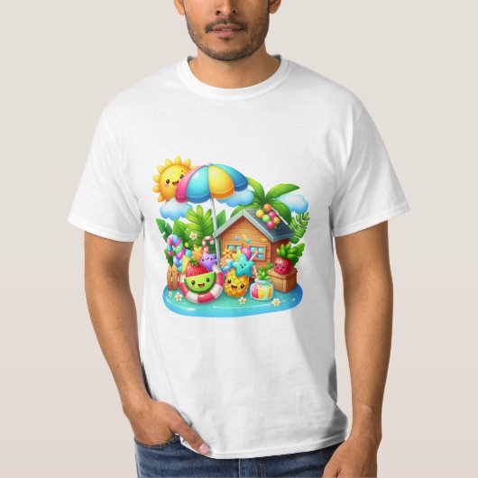 Bunter Sommermix T-Shirt (Vorderseite)
