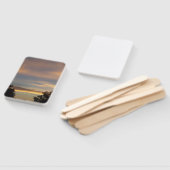 bunter Sonnenaufgang auf einem Ventilator Fächer (Non-assembled)