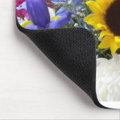 Bunter Sonnenblumeblumenstrauß Mousepad (Ecke)