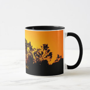 Bunter Sonnenuntergang von Bobby Mikul Keramikbech Tasse