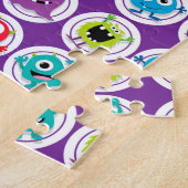 Bunter Spaß-abstraktes Muster scherzt Monster Puzzle (Seite)