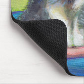 Bunter Spaß des schönen intelligenten Haustieres Mousepad (Ecke)