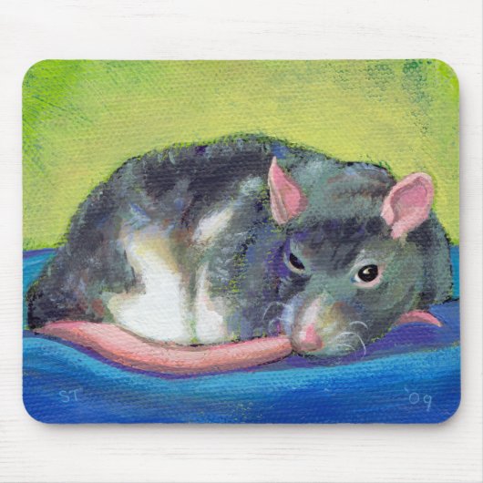 Bunter Spaß des schönen intelligenten Haustieres Mousepad (Vorne)