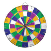 Bunter Spiel-Raum-Dekor mehrfarbig Dartscheibe (vorne)