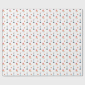 Bunter Spielplatz  Geschenkpapier (Flach)