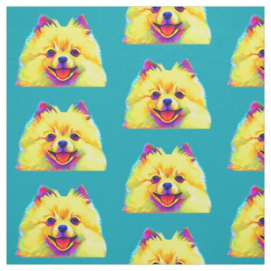 Bunter Spitz Stoff (Muster)