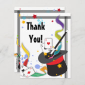 Bunter Spritzen-Spaß mit magischer Dankeskarte (Vorne/Hinten)