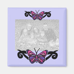 Bunter Stammes- Schmetterlingsschablonenmagnet Magnet