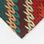 Bunter Stammes- Thunderbird gesponnenes Zickzack Fleecedecke (Ecke)