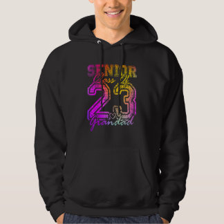 Bunter stolzer Opa süßes Herz Absolvent Senior  Hoodie
