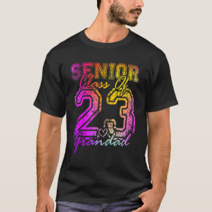 Bunter stolzer Opa süßes Herz Absolvent Senior T-Shirt